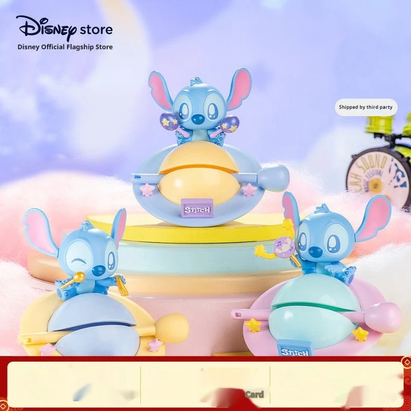 

Official Stitch Musical Tap Series Blind Box Collectible Mini Figure Desktop Ornament Decorative Toy For Cartoon Fans