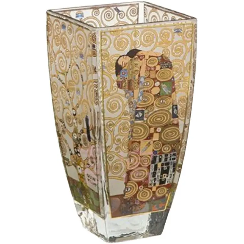Imported glass vase 16cm ornament creative gift European living room home decoration