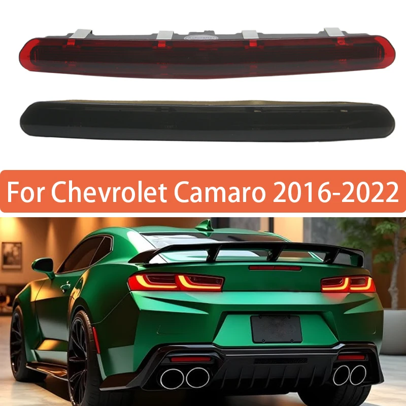 

High Mounted Brake Light Red For Chevrolet Camaro 2016 2017 2018 2019 2020 2021 2022 Rear Roof 3rd Brake Light 84330249 84776577