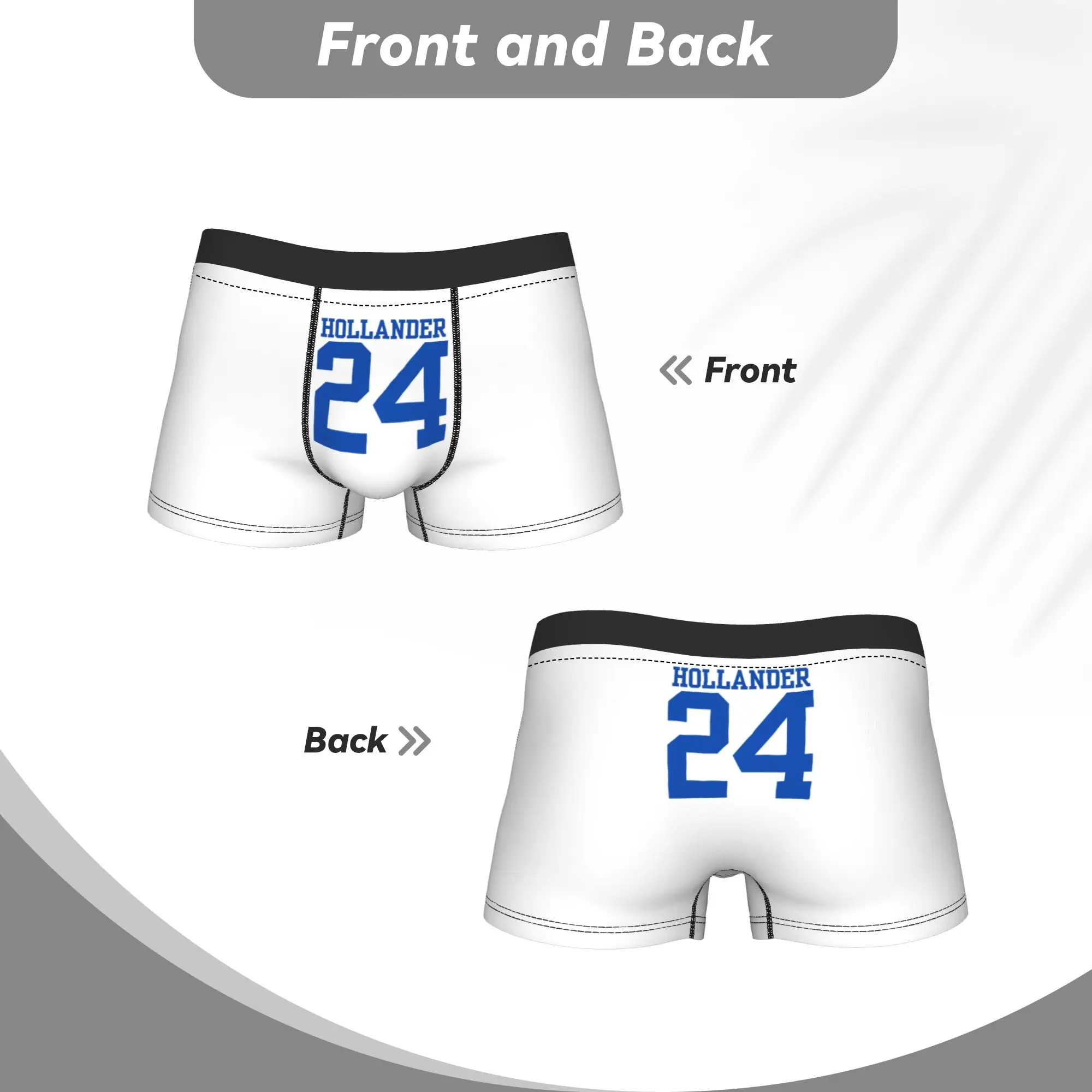 Humor Boxer Shorts Panties Briefs Men Heated Rivalry Number 24 Underwear  Soft Underpants for Homme M-XXL
