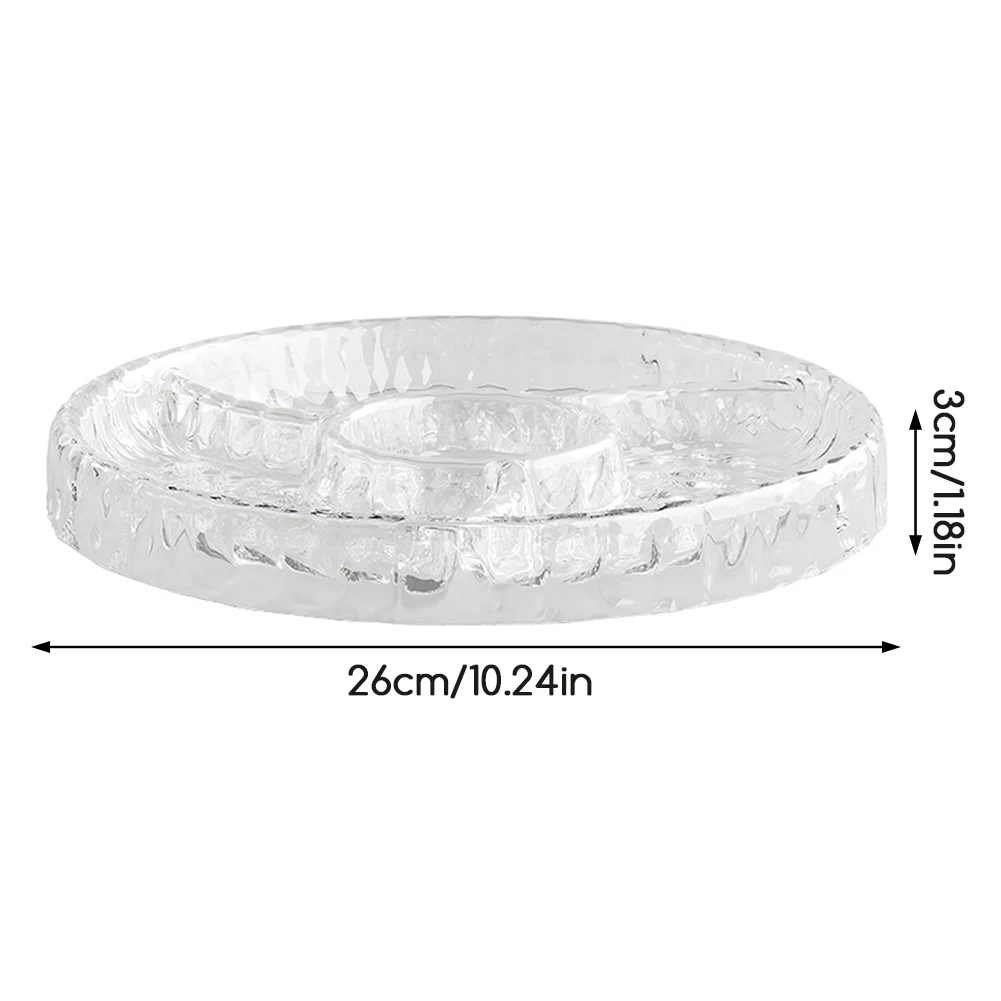 

Multi-Compartment Fruit Plate for Snacks Candies Food Grade Large Serving Platter