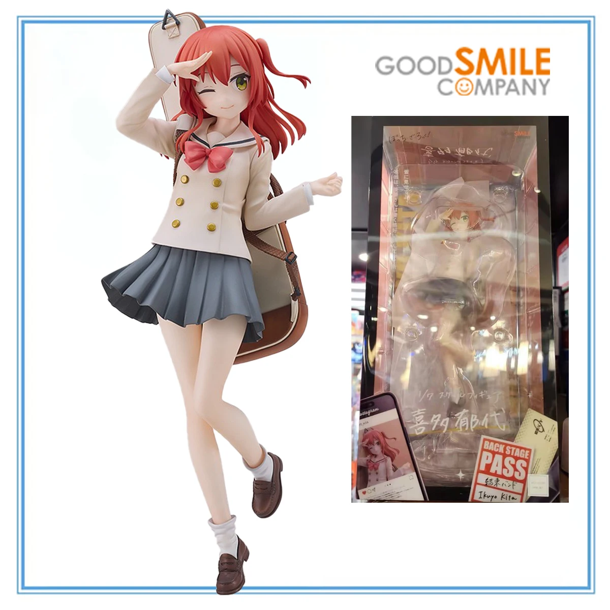 

100% Original Good Smile Company Bocchi The Rock! - Kita Ikuyo - 1/7 Anime Figure Action Figure Model Decoration Gifts Toys