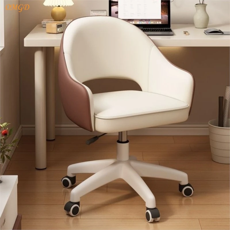 Omgd Simple Modern Home Bedroom Makeup Chair Sedentary Not Tired Boss Manager Office Chair Comfortable Study Writing Chair