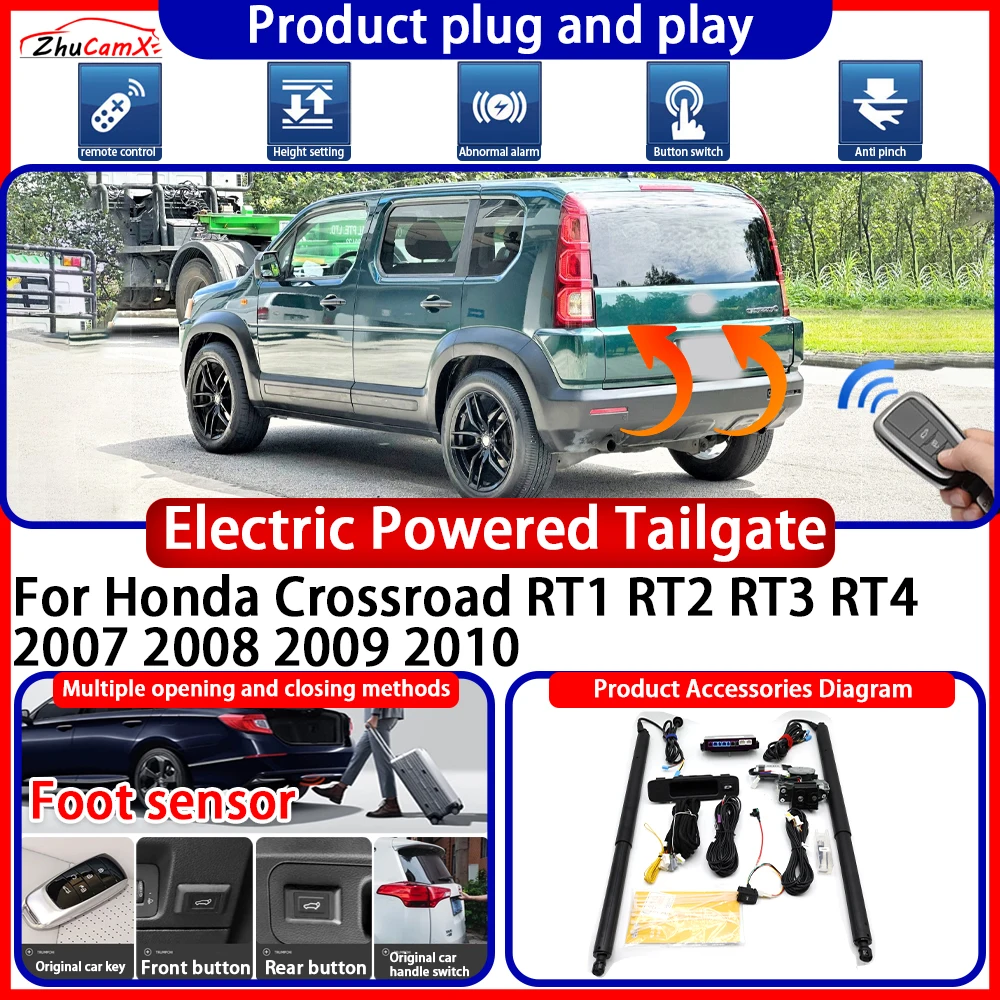 Powered Tailgate for Honda Crossroad RT1 RT2 RT3 RT4 2007 2008 2009 2010 anti pinch Smart Intelligent Trunk Control Gate Lift