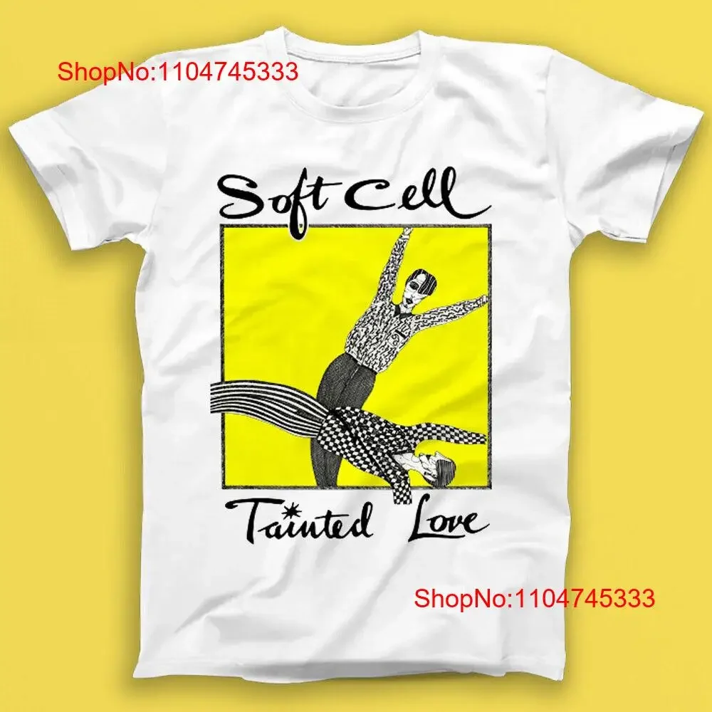 Футболка Soft Cell Tainted Love Synth pop New Wave Music 1999, винтажная стираная графическая модная стильная универсальная футболка