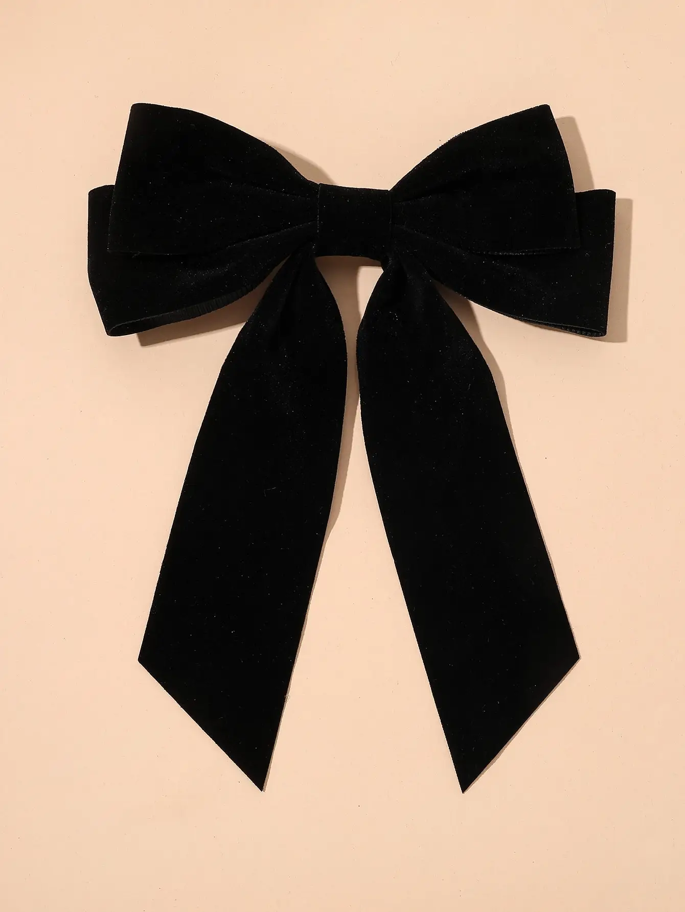 1/2 Stück rosa Samt-Haarschleifen für Frauen und Mädchen, Haarband-Clips, große Haarspangen, modische Haar-Accessoires, Geschenke – Detail 1