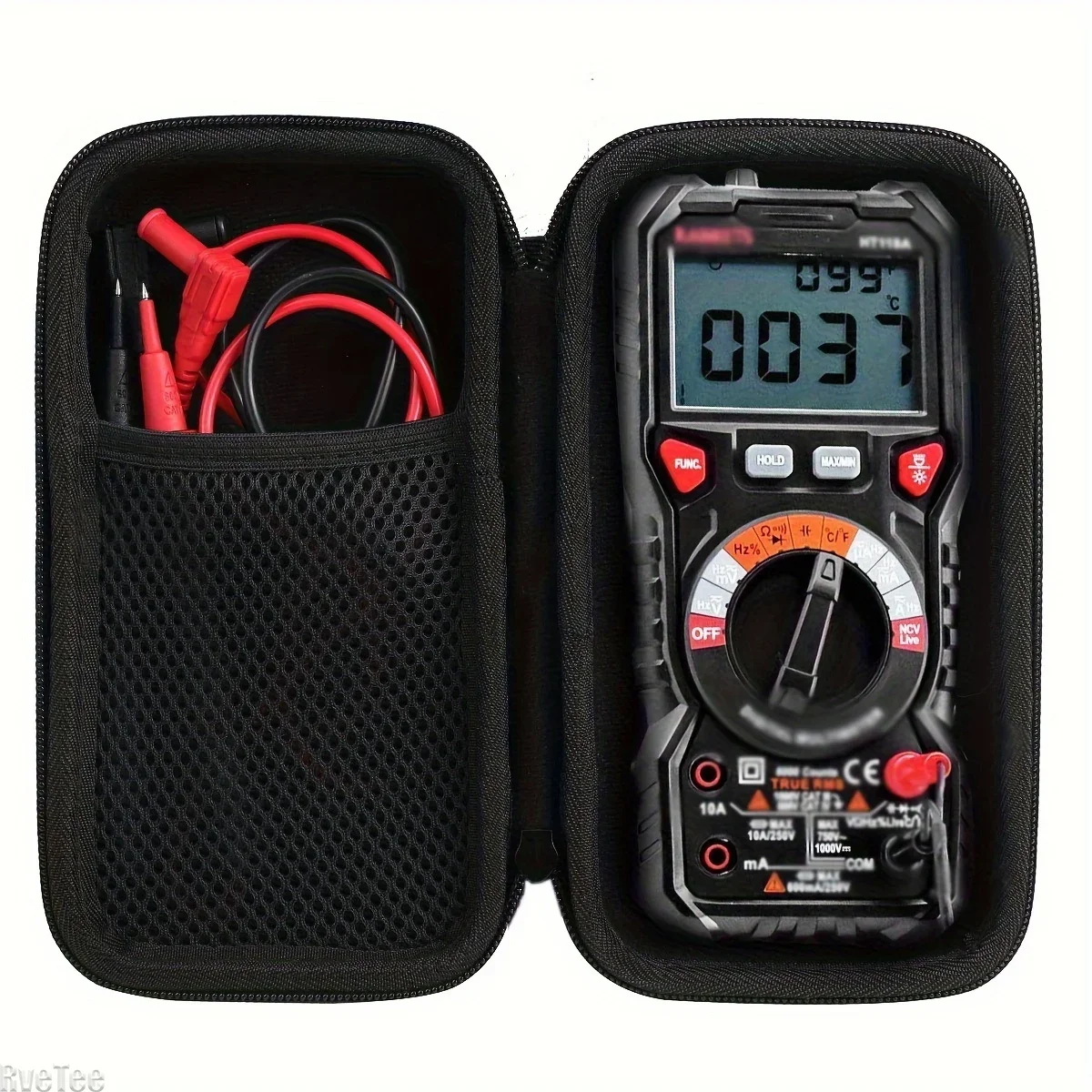 Digital Multimeter TRMS 6000 Counting Voltmeter Auto Range (only Bag) Hard Travel Storage Case Suitable for KAIWEETS