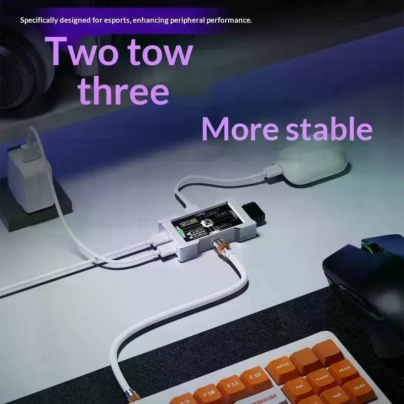 1 zestaw HMLAB ZNEO – hub USB  – Desk Setup Hub recenzja i cena