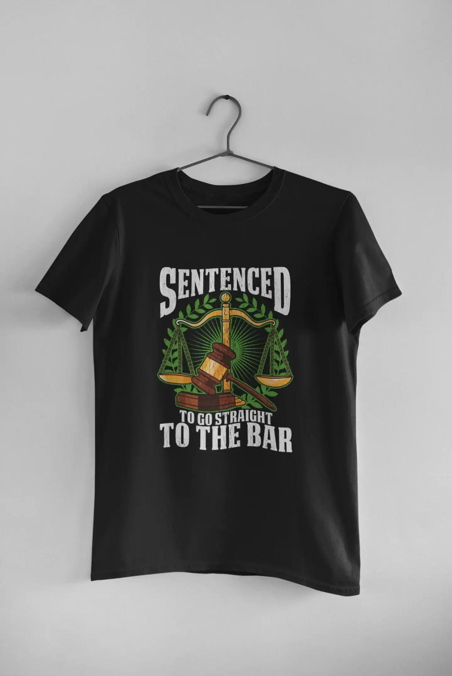 Law StudenT T Shirt School Bar Exam Go Straight To