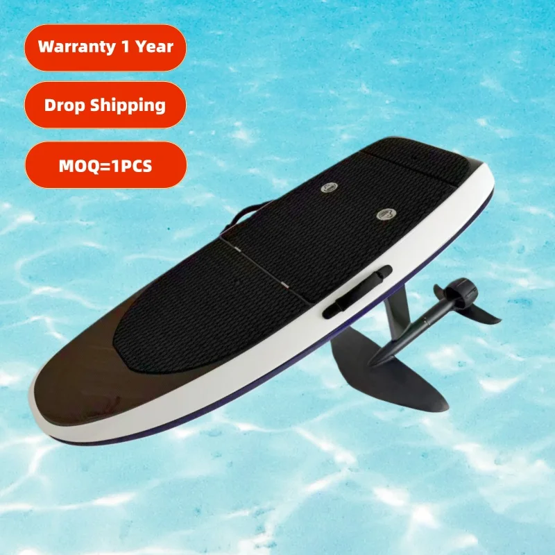 High-quality Stainless Steel Carbon Fiber Electric Surfboard Hydrofoil 8 Kw Powered Water Sports Professional Version Efoil Fin