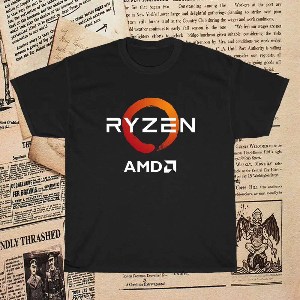 New amd ryzen logo Men's T-Shirt Funny Size S to 5XL