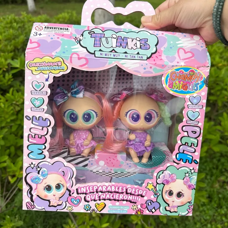Children's Role-playing Toys Life-sized Baby Dolls with Big Heads and Girl Figurines for Daughters