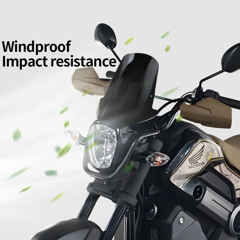 اكسسوارات الدراجات النارية منحرف الرياح الزجاج الأمامي مصدات الرياح لهوندا دريم وينج Navi110 نافي 110 دراجة الجيب البلاستيك