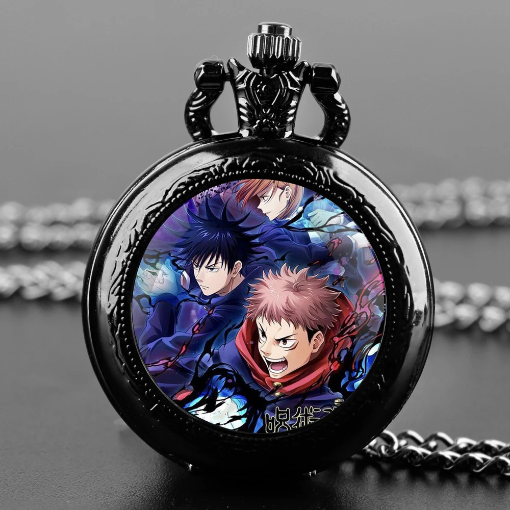 

Jujutsu Kaisen Pocket Watch Masculino Relogio Vintage Fashion Unique Gifts Watches Unisex Quartz Clock Necklace Pendant Reloj