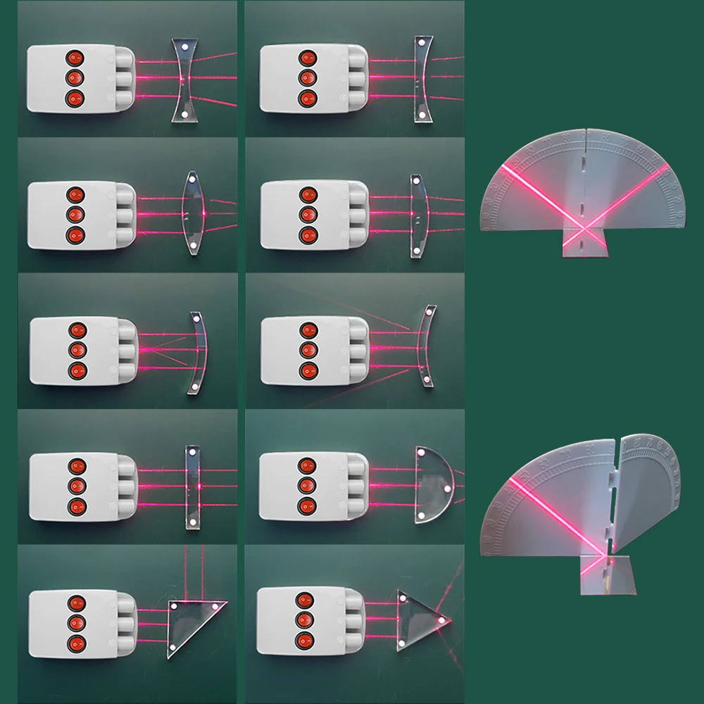 Set di esperimenti ottici ad assorbimento magnetico insegnamento dimostrativo strumento ottico obiettivo ottico rifrazione polarizzazione riflesso