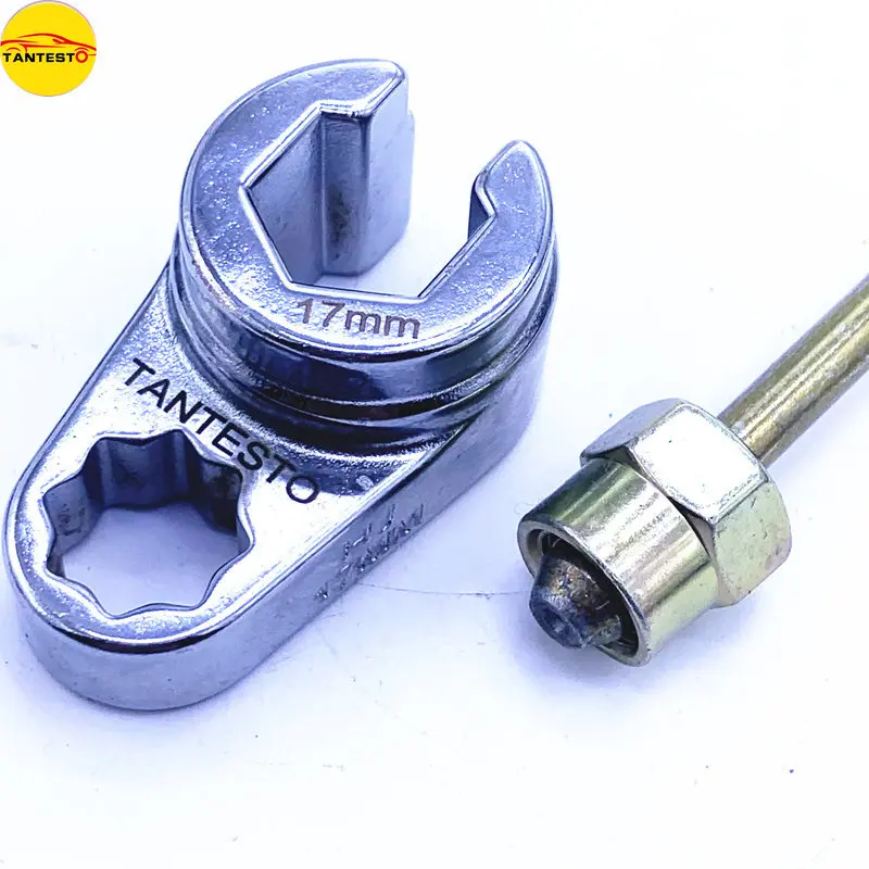 Diesel Common Rail Tubing Pipe Wrench Octagonal Socket 17mm 19mm 22mm Nitrogen and Oxygen Sensor  Repair Tool