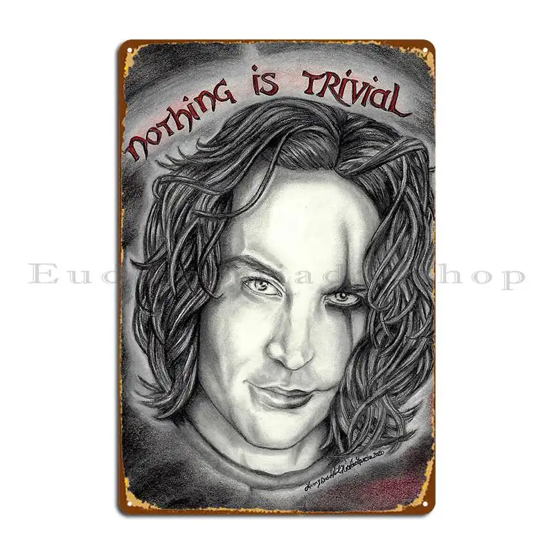 لا شيء هو علامات معدنية تافهة للحفلات والسينما الحديدية ملصق كلاسيكي من القصدير #1