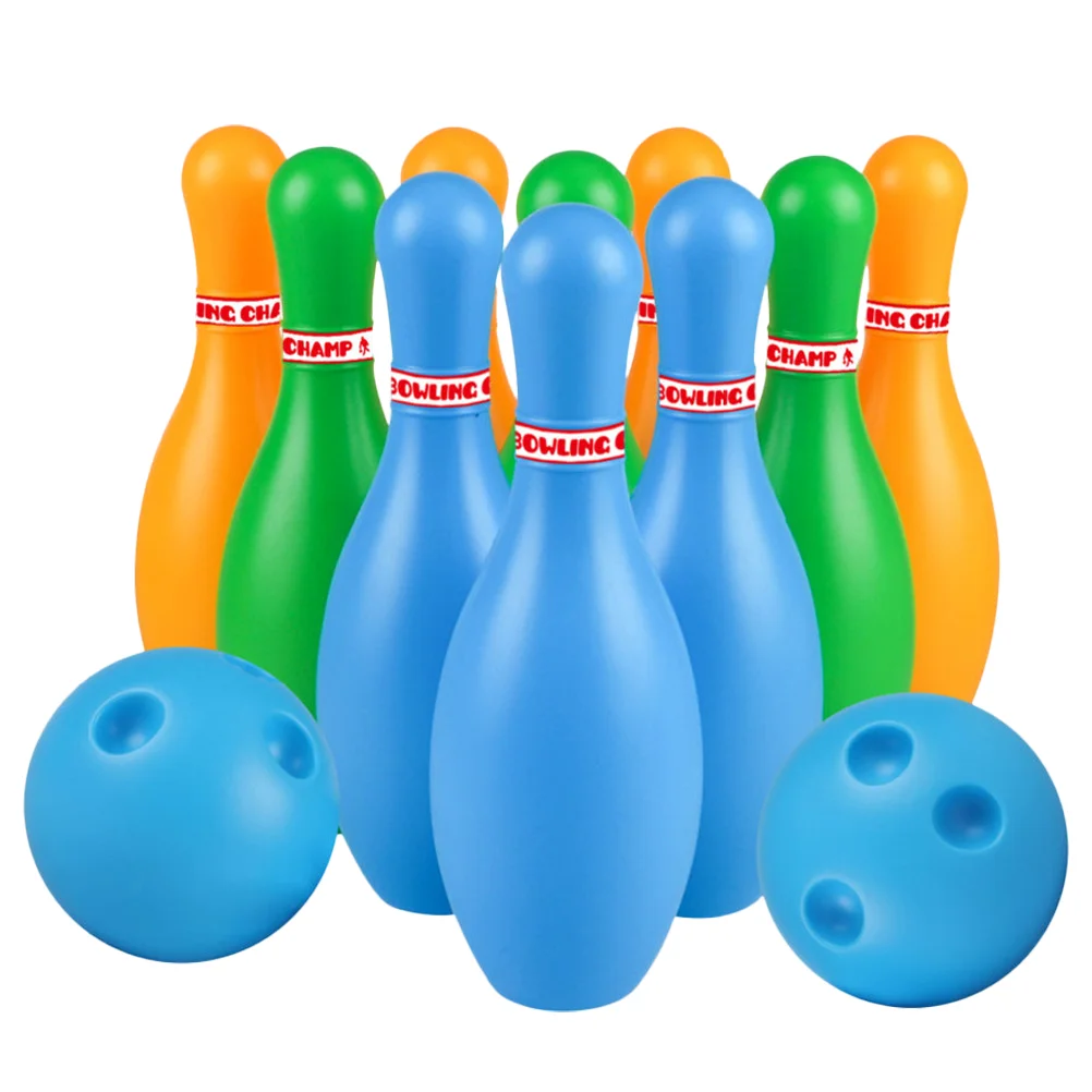 

Toddler Playset Outdoor Sports Toys Bowling Game Kids Gutterball Children’s Pins Funny