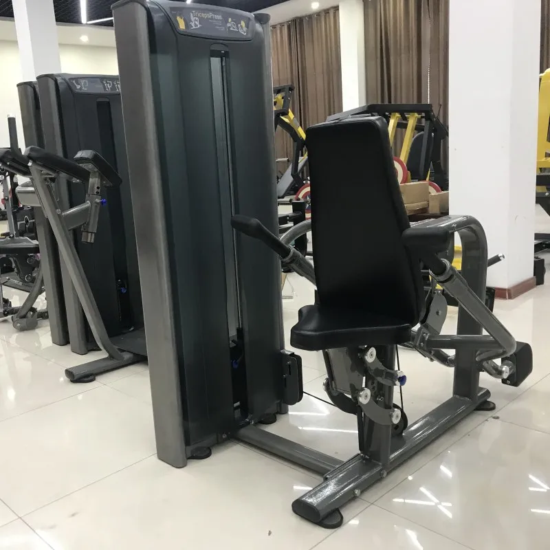 

Commercial Fitness Gym Machine Strength Exercise Machine Plate Loaded Seated Dip Triceps Press Machine