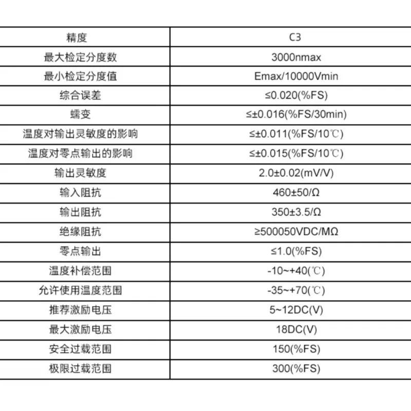 BM11-C3-500KG-3B-SC 5KG/10KG/30KG/50KG/100KG/150KG/350KG/300KG/200KG/500KG