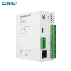 Módulo IO remoto 8DI RS485 Ethernet CDSENET M31-AXXX8000G, adquisición de interruptor analógico Modbus TCP RTU, actualización de Firmware PNP NPN RJ45