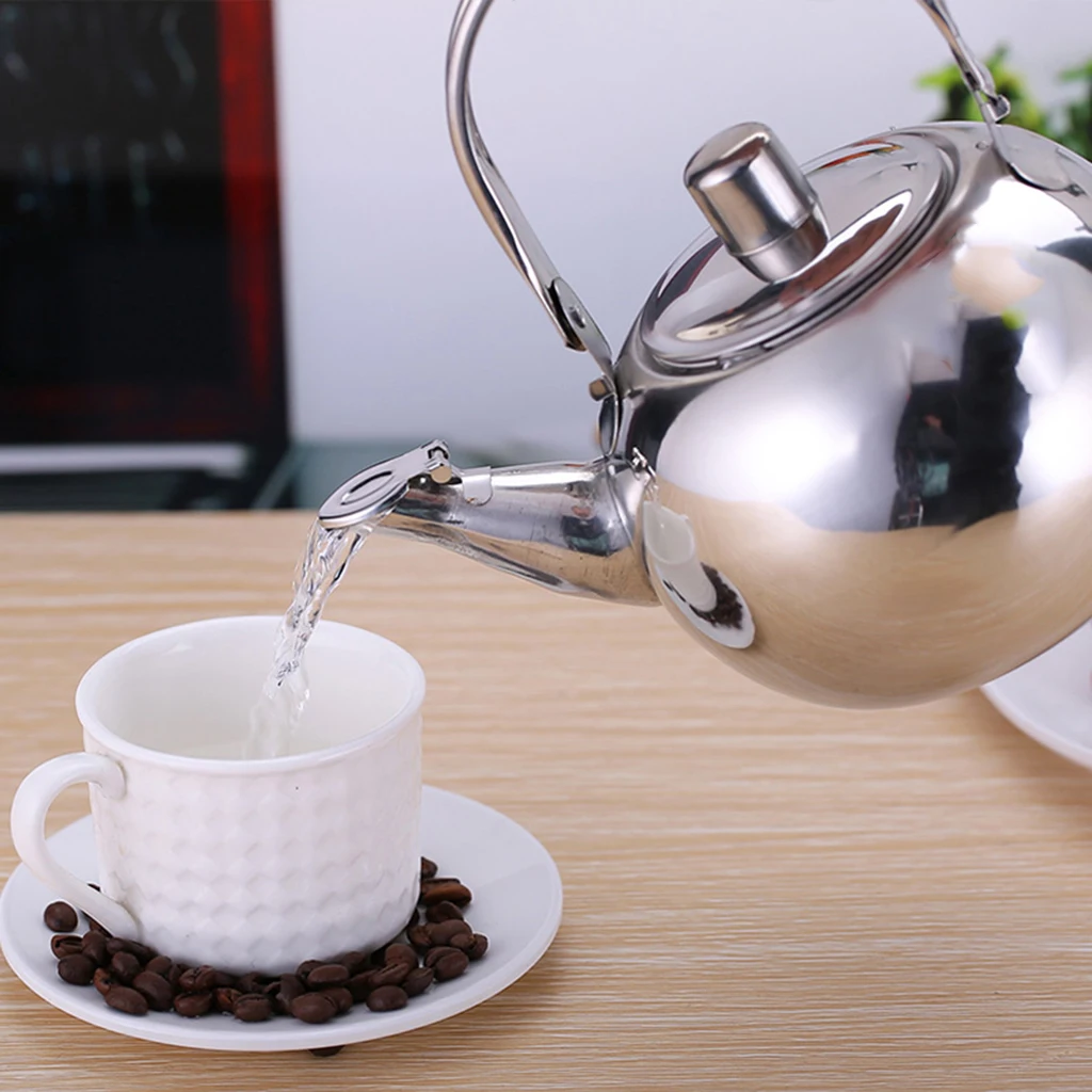 Steel Tea Kettle Portable Infuser Teapot Water Coffee Pot for Kitchen Stove Induction Tea Ceremony Use - view 6