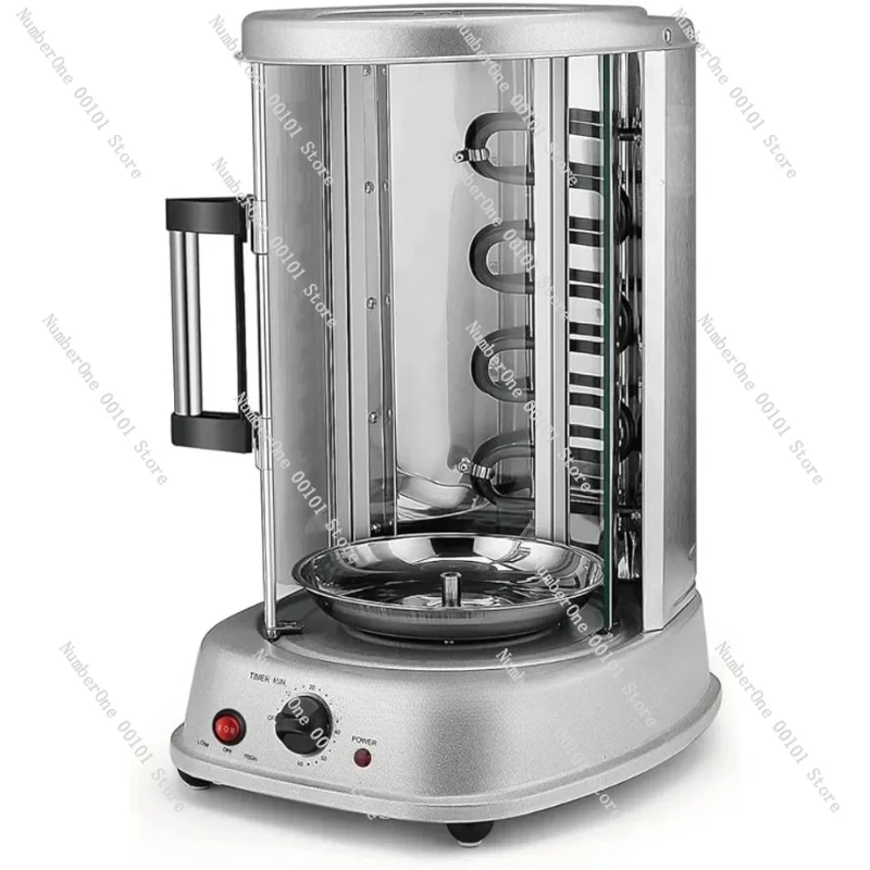 Oven Grill - Countertop Shawarma Machine Kebab Electric Cooker Rotating Oven, Stainless Steel