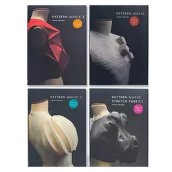 4 Books/Set Tomoko Pattern Magic Book Volume 1-4 Stretch Fabrics Clothing Cutting Design Teaching Book