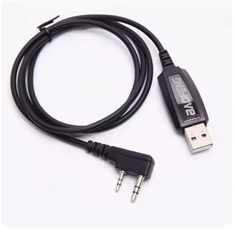 Cabo de programação USB UV-K5 para Baofeng UV-5R Quansheng K6 UV5R Plus UV-13 UV-17 Pro ProgrammingCable Driver com software de CD