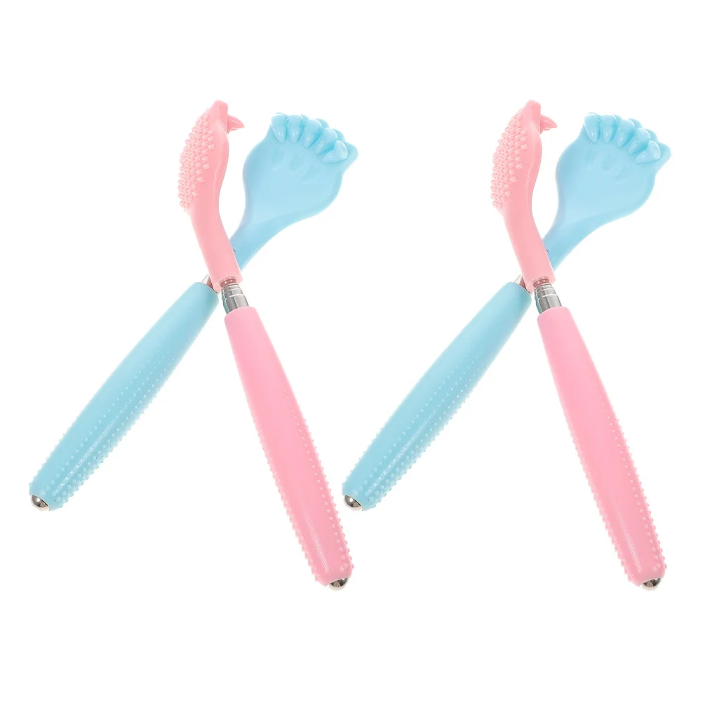 

4 шт., съемный скребок, портативный выдвижной массажер для спины, дизайн когтей, телескопический инструмент для самостоятельного использования, инструмент для царапин для взрослых, нескользящая ручка