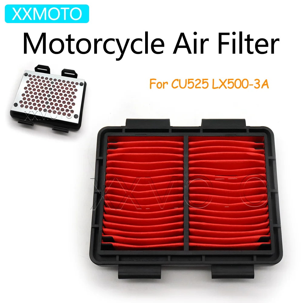 

For Voge CU525 LX500-3A CU 525 LX500 3A CU525 Air Filter System Motorcycle Air Filter Intake Cleaner CU525 Accessories