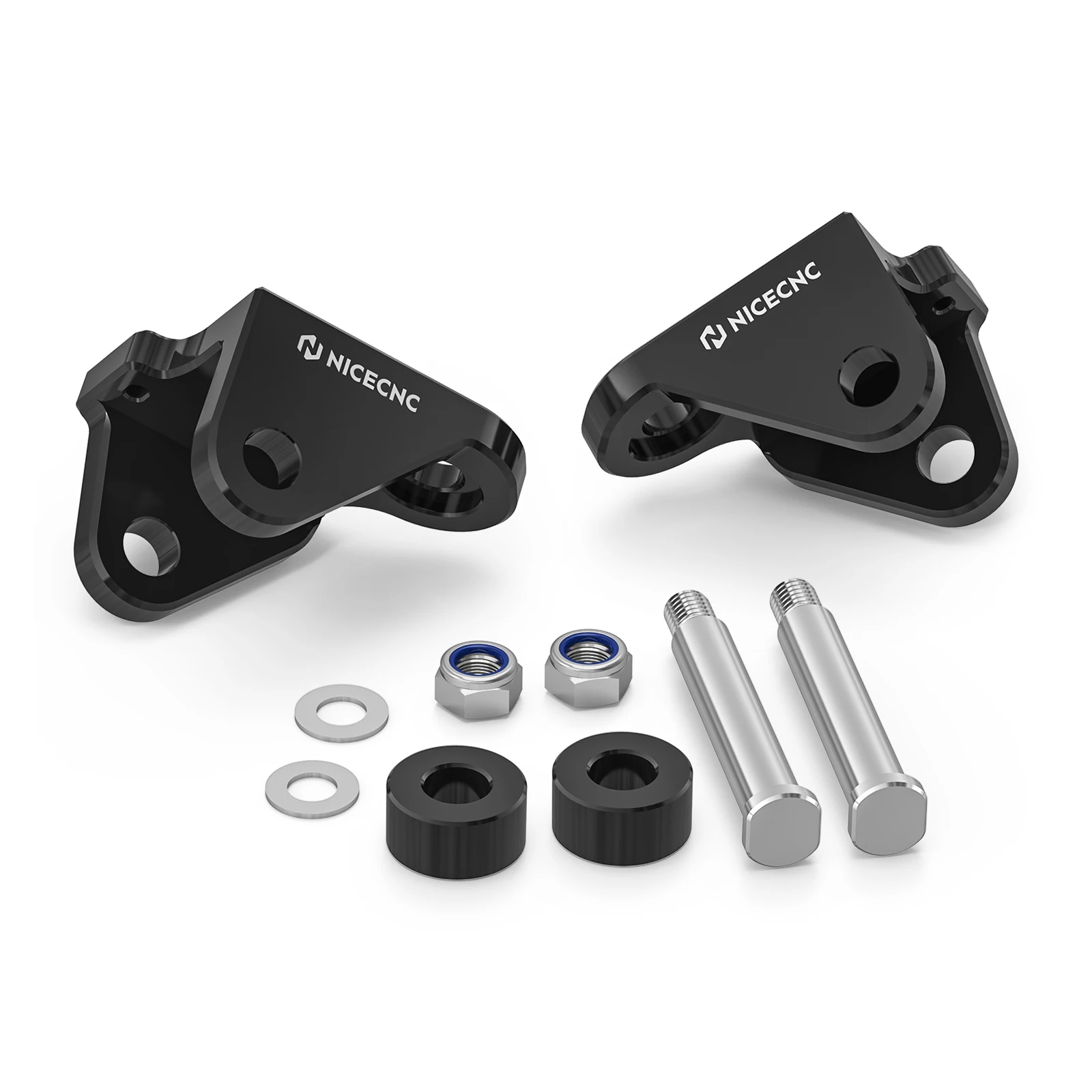NICECNC Für Honda CRF250R CRF450R 2016-2026 Versetzte Fußrastenhalterungen für Honda CRF250RWE CRF450RWE Works Edition Aluminium – Detail 7