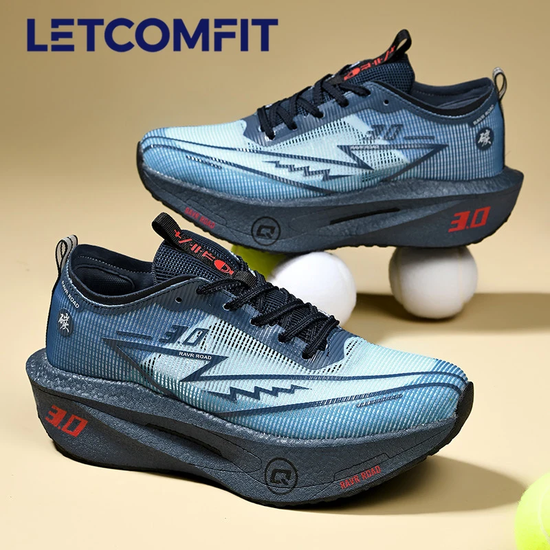 

Running Shoes Speciality Carbon Board Marathon Men Sports Breathable Lightweight Women's Comfortable Athletic Nonskid Sneakers