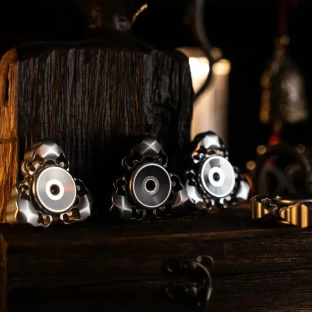 Geek EDC XIANYUN Fidgeting Spinners Metal Fidget Toy For Adults Anxiety Relief Gadgets Three-Bladed Fidget Spinner