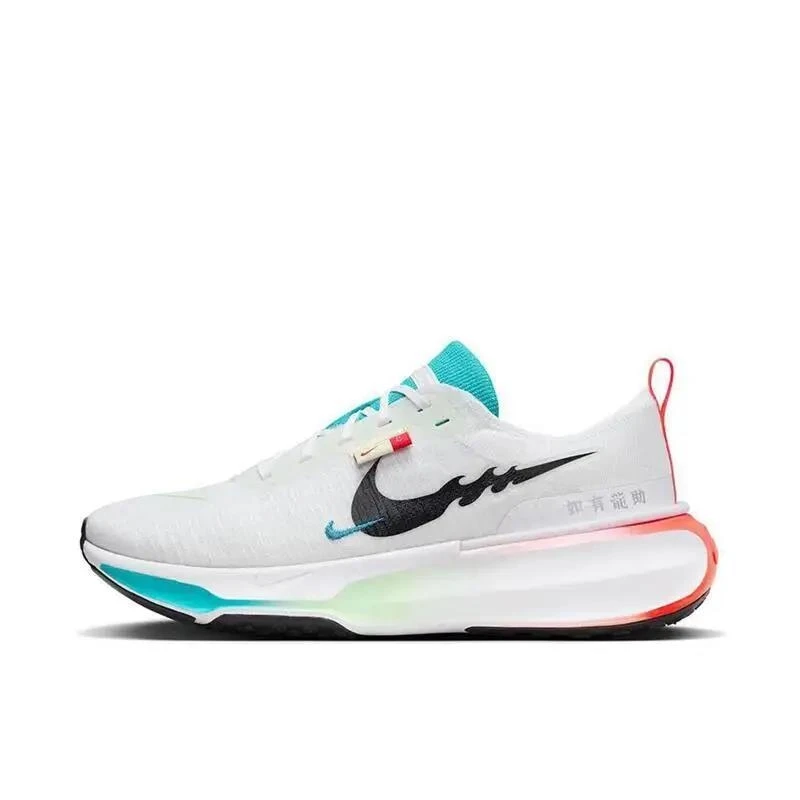 Nike ZoomX Invincible Run Flyknit 3 Unisex White Blue Orange Cushioned Air Cushion Fashion Retro Wear Resistant Running Shoes