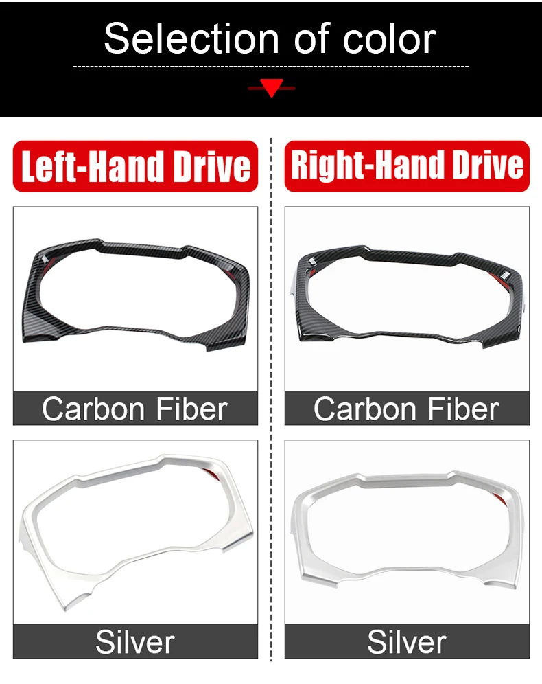 Für Toyota RAV4 XA50 2019 2020 2021 2022 2023 2024 2025 Hybrid-Auto Armaturenbrett-Display-Messgerät Tachometer-Abdeckung Zubehör – Detail 4