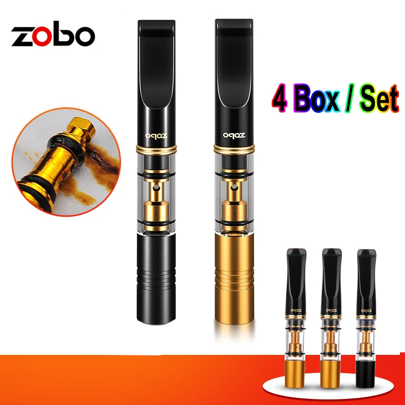 ZOBO Reusable Cigarette Holder Tar Filter Washable Slim thick cigarette Mouthpiece Smoke Cleaner Genuine Smoking Accessories Men