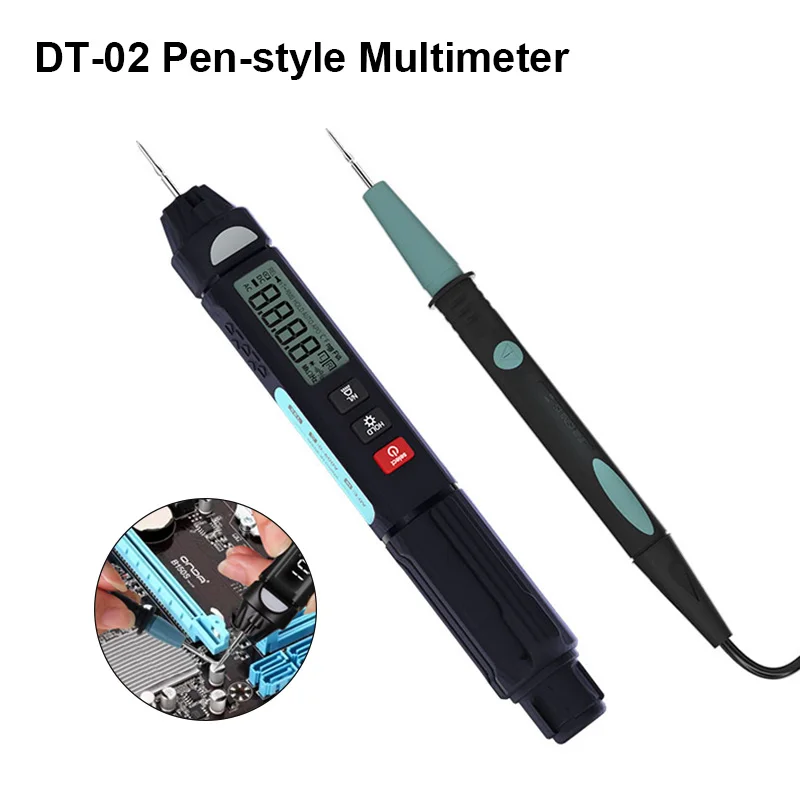 RELIFE DT-02 Intelligent Pen-type Multimeter for Mobile Phone Electronic Components Repair AC/DC Voltage Resistance Testing Tool