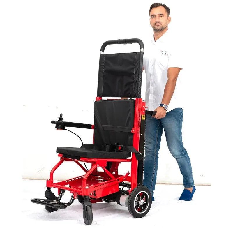 

Electric stair climbing two-wheel machine transporting patient climbing stairs wheelchair folding crawler stair climbing