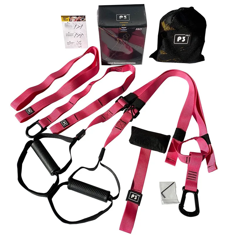 Portable Hanging Training Resistance Bands Set, Elastic Tension Straps for Yoga Full Body Workout Portable Fitness Equipment
