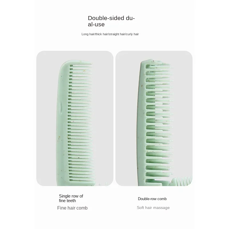 1pcs Portable Folding Comb Hair Brush Anti-static Travel Hair Brush Wheat Straw Folding Hairdressing Styling Beauty Tool