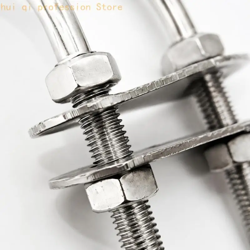 Verstellbarer Doppelklemm-Rigging-Clip für Drahtseilverbindungen 4 Zoll H8WE – Detail 9