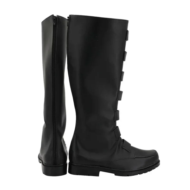 Jedi Master Qui Gon jinn Cosplay Shoes Boots Adult Men Halloween Party Custom Made Q