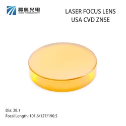 Large Size Dia.38.1mm USA CVD ZnSe Focus Lens Plano-Convex CO2 Laser Lens for Laser Cutting Marking Engraving Machine