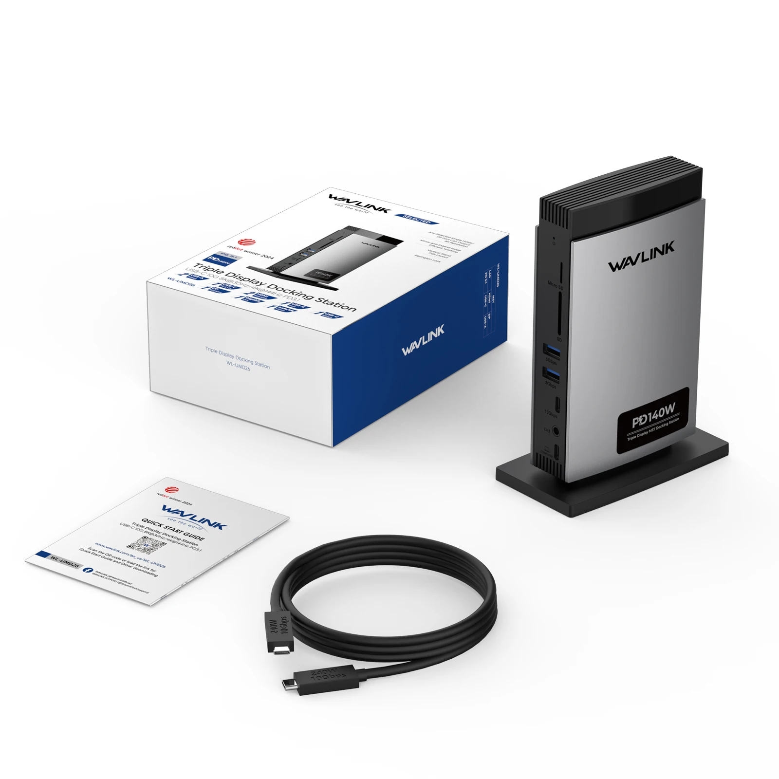 Imagem -06 - Wavlink-estação de Ancoragem com Ecrã Triplo Pd3.1 Usb c 10g Potência 140w 8k Hdmi Displayport Rj45 m1 m2 m3 Win