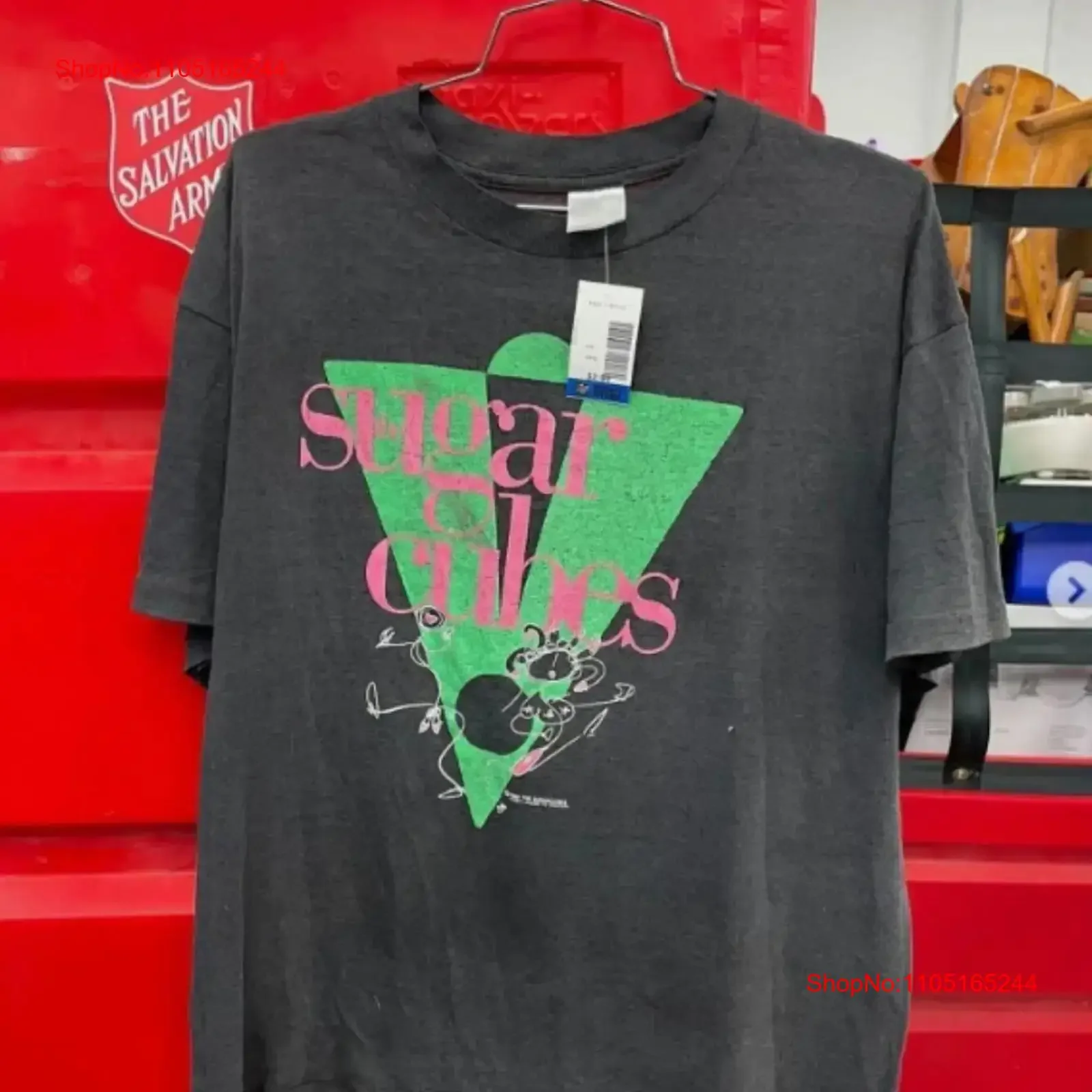 Bjork The Sugar Cubes Basic Black 90s Cotton T shirt All Size vintage Washed Comfortable Soft streetwear Unisex homme