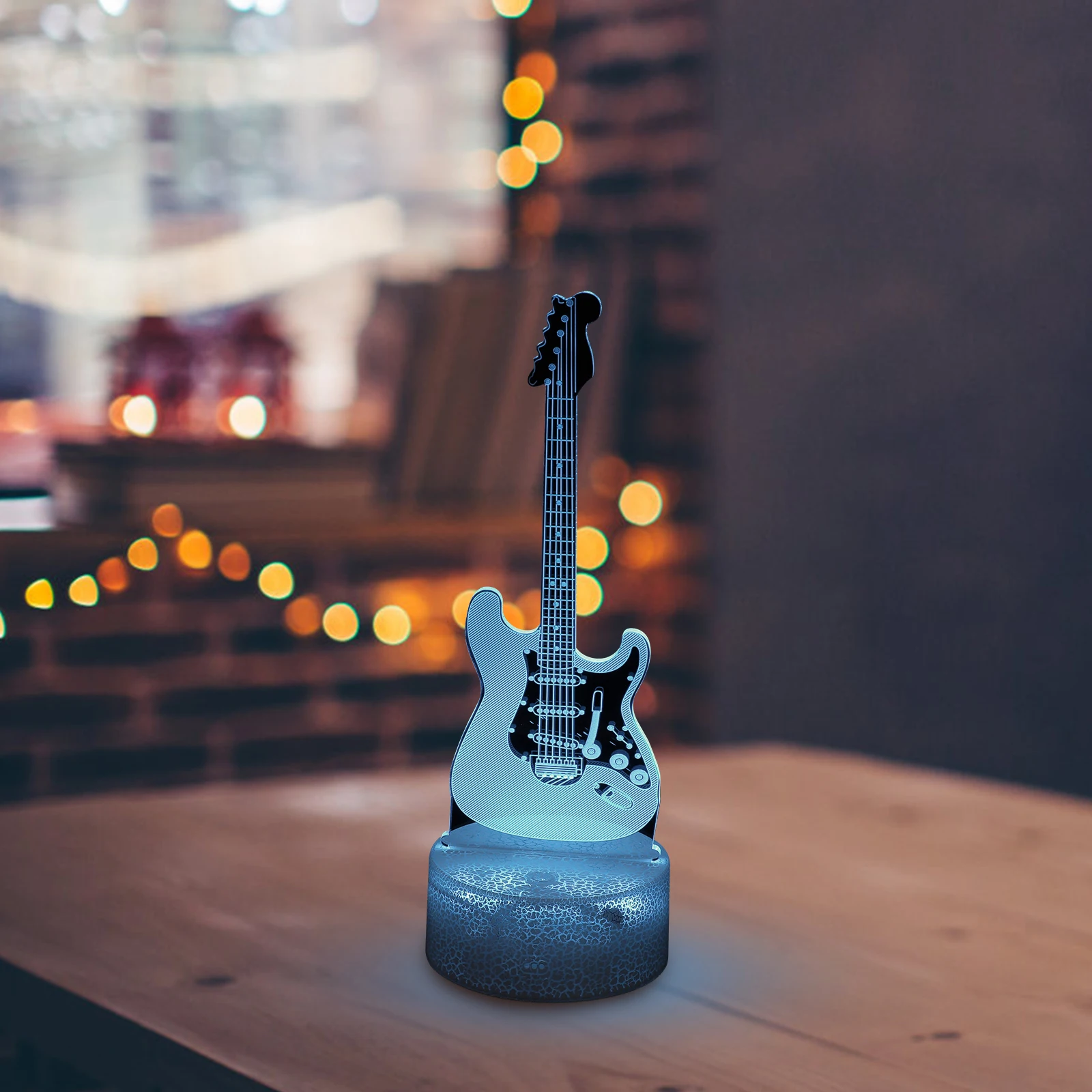 

3D настольная лампа, светодиодный ночник, креативный домашний декор, атмосфера спальни, теплое свечение, пластик, акрил, безопасный, прочный, экологический