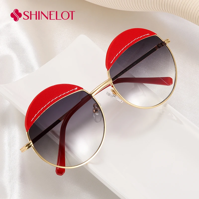 

93340 Unique Carft Female Polarization Round Glasses UV400 Sun Glasses Women Shades Casual Glasses for Modern Lady