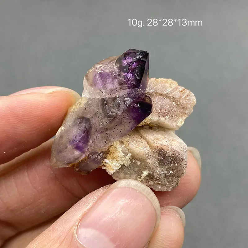 

100% Natural Namibian Phantom Amethyst Rough Quartz Mineral Healing Crystal