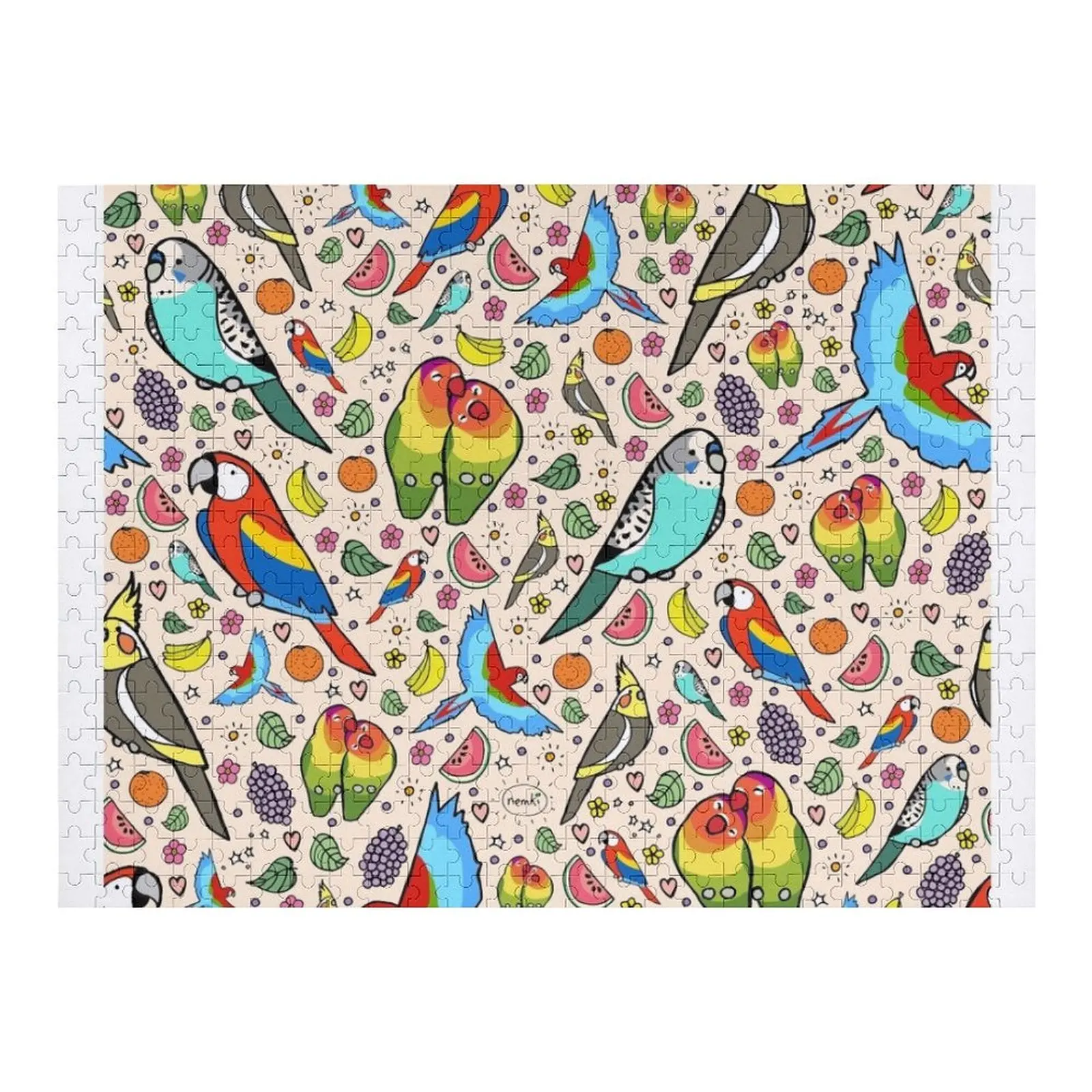 

Пазл с попугаями, индивидуальный детский подарок, индивидуальный детский подарок, детские игрушки на заказ, головоломка